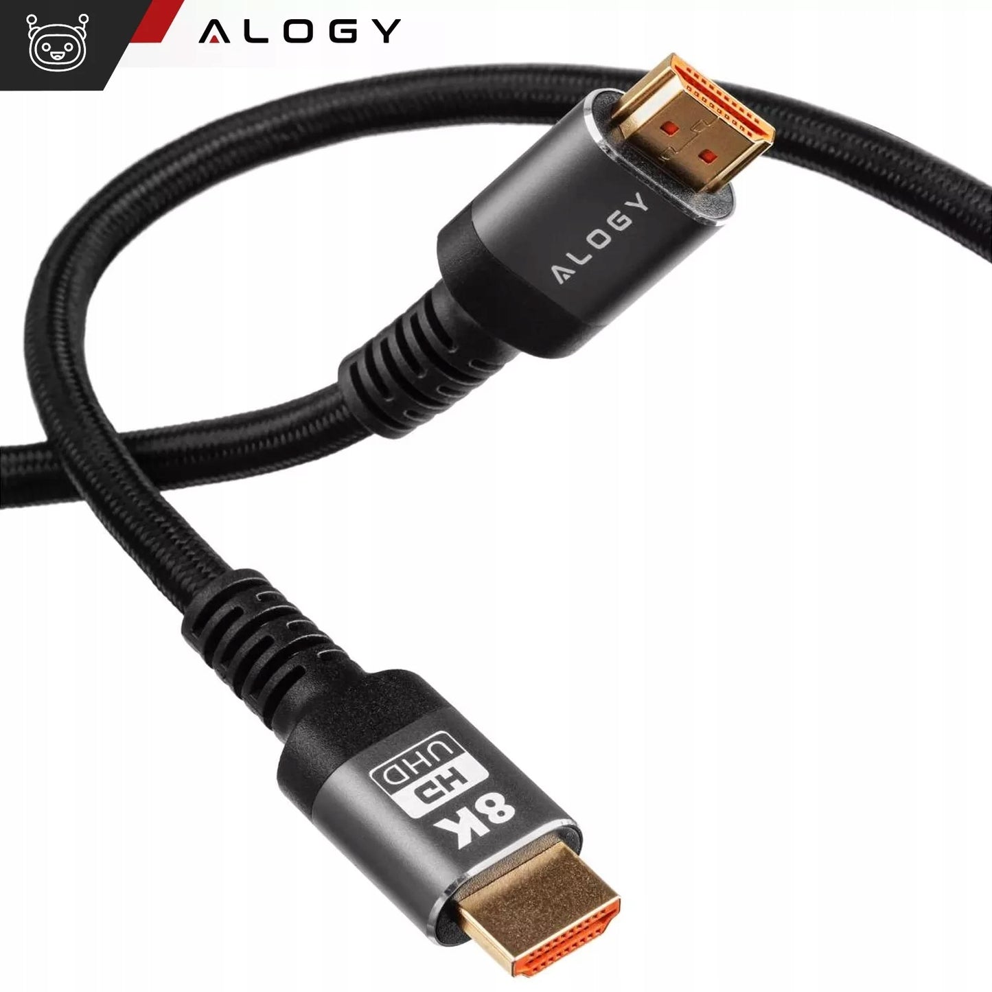 Kabelis HDMI 2.1 PREMIUM High Speed 10K 8K/60HZ 4K/120HZ 5m SERTIKUOTAS
