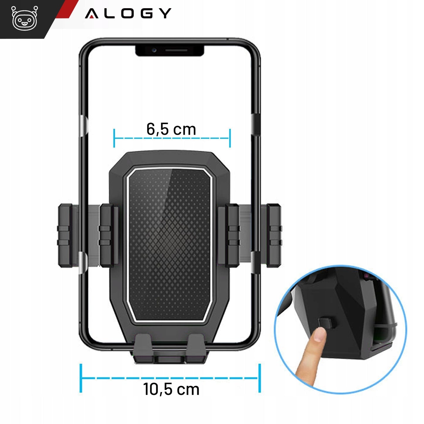 Telefono laikiklis automobiliui / sunkvežimiui / ekskavatoriui / autobusui / sunkvežimiui - Alogy