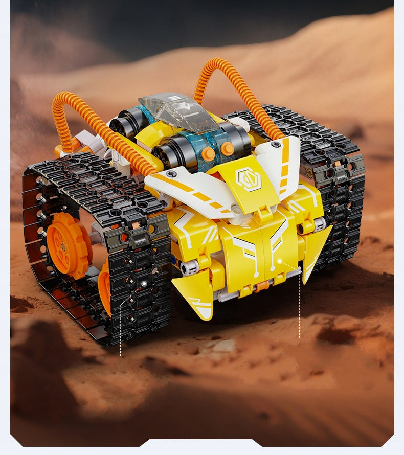 Statybiniai blokeliai CADA CODE ROBOT MODEL W.BOT RC Nuotoliniu būdu valdomas DUAL MODE 455 elementai