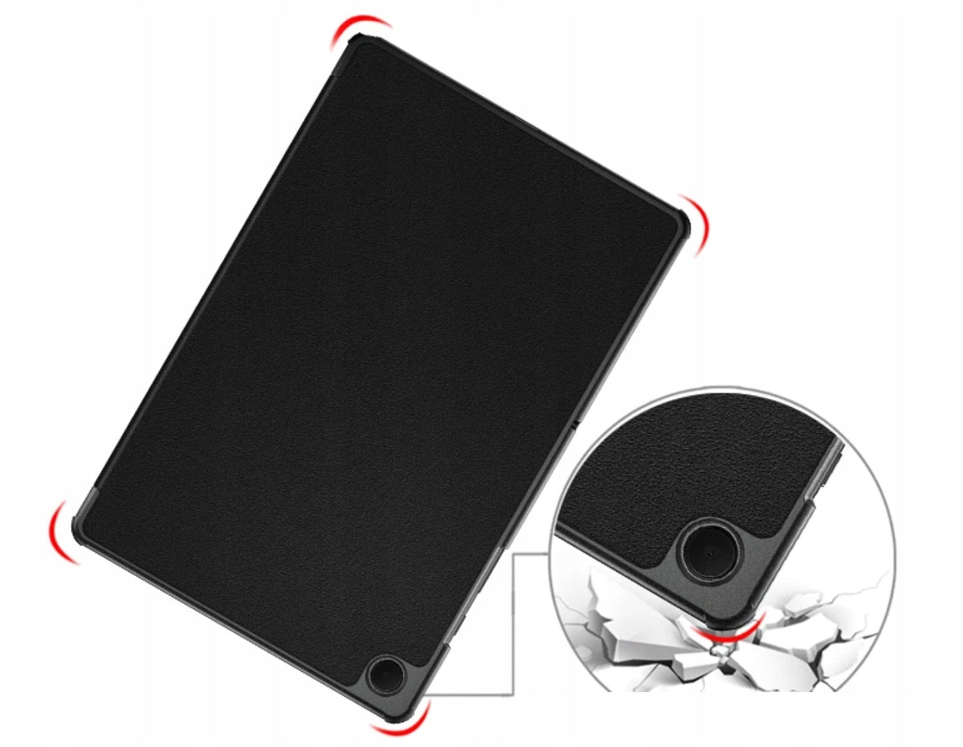 Dėklas + Apsauginis stiklas + Rašiklis skirtas SAMSUNG GALAXY TAB A9+ PLUS 11 2023 X210 X215 X216