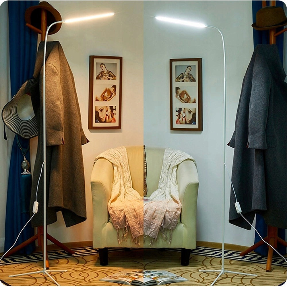 Kosmetinis LED šviestuvas 3in1, stovintis/stalinis, lankstus, blakstienoms ir nagams