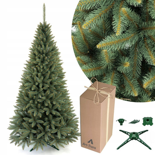 Dirbtinė eglutė Lenkijos sidabrinė eglė 160 cm tanki kaip gyva