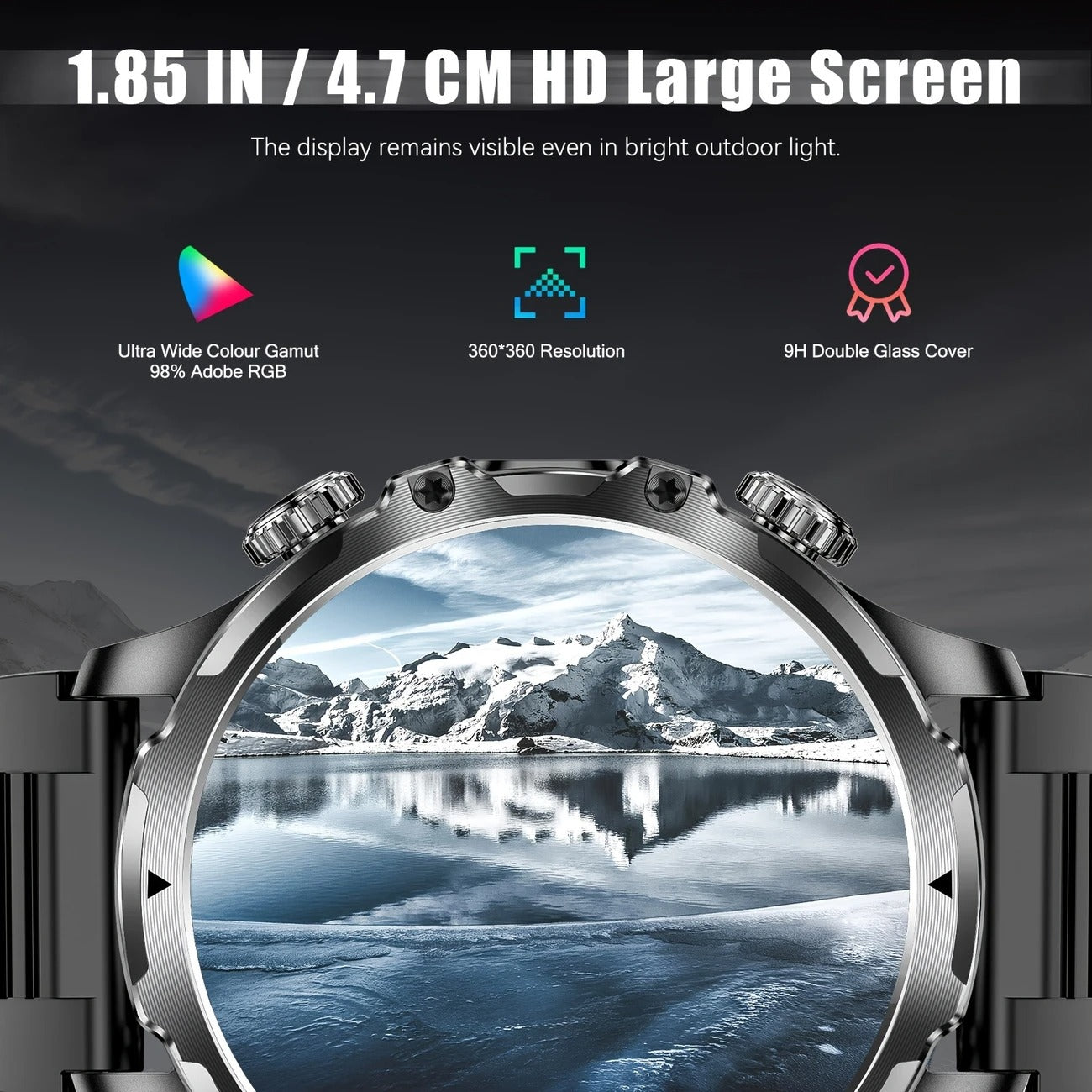 JELLOO vyriškas išmanusis laikrodis – sportiškas stilius ir išmani funkcija viename