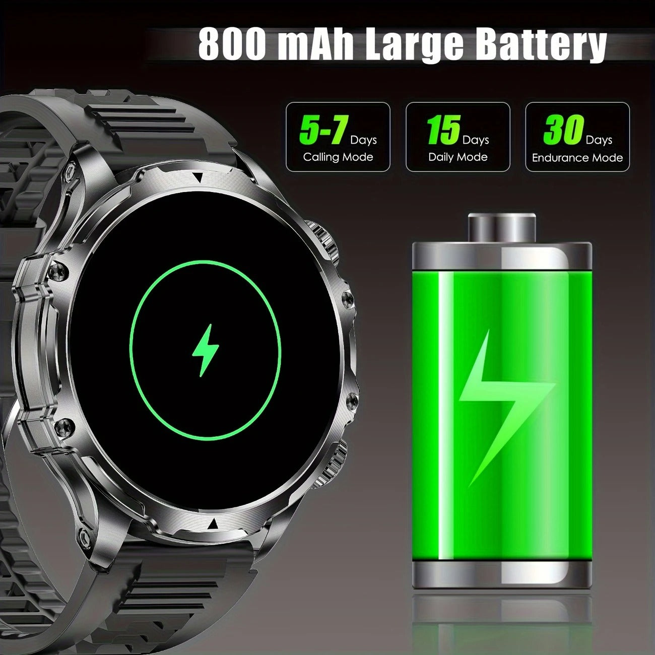 JELLOO vyriškas išmanusis laikrodis – sportiškas stilius ir išmani funkcija viename