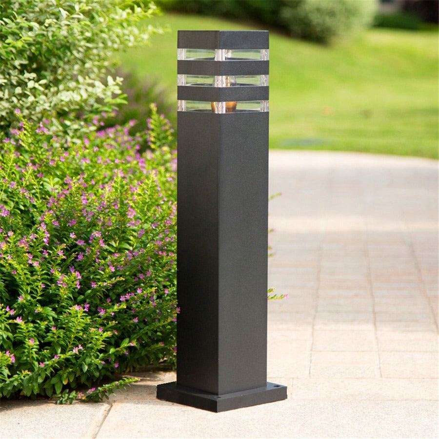 LED lauko stulpinis šviestuvas 50 cm su E27 lizdu, atsparus vandeniui, sodui ir kiemui