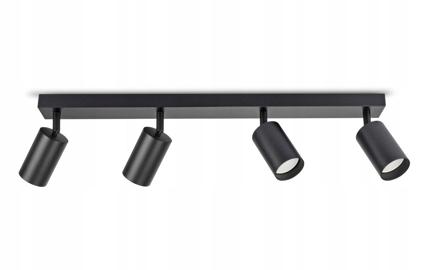 Lubinis šviestuvas 4 vietų juodas metalinis SPOT BG4 GU10 LED minimalistinio dizaino