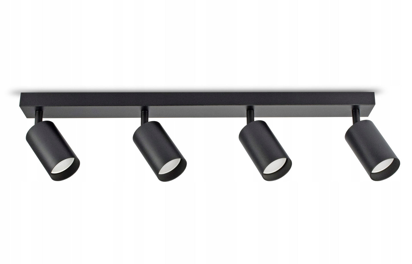 Lubinis šviestuvas 4 vietų juodas metalinis SPOT BG4 GU10 LED minimalistinio dizaino