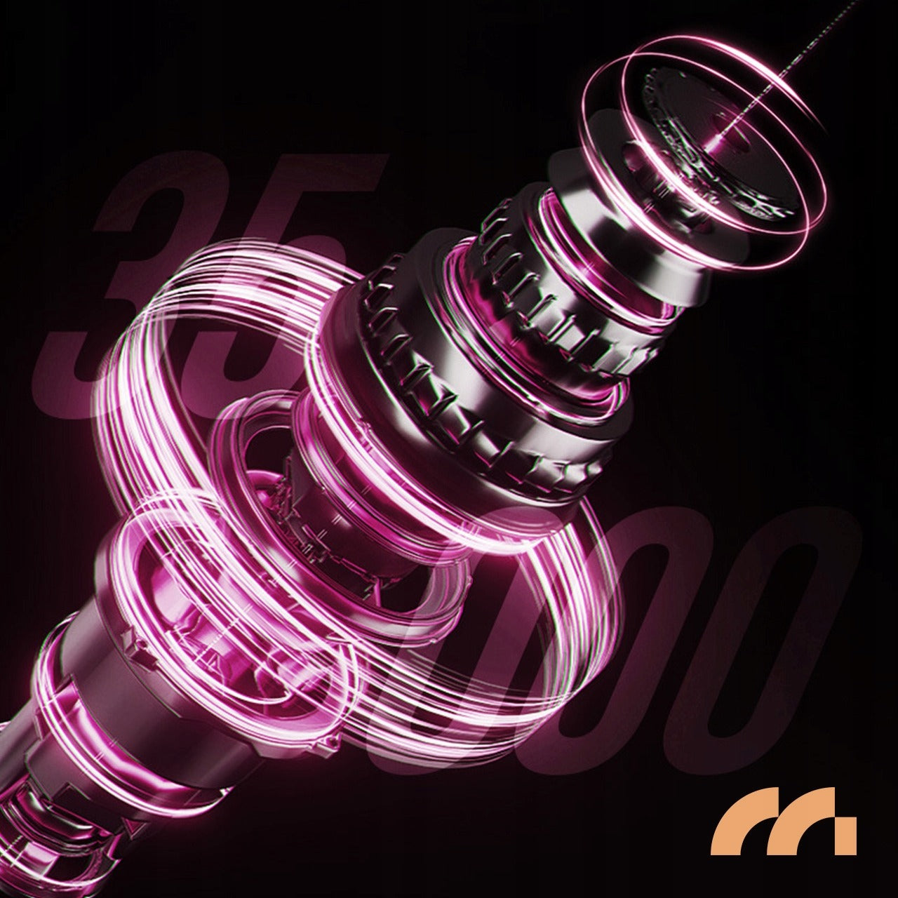 Belaidė freza manikiūrui ir pedikiūrui MALTEC ND-6 – 50W, 35000 aps./min., akumuliatorinė su antgaliais, Twist Lock, profesionaliam naudojimui