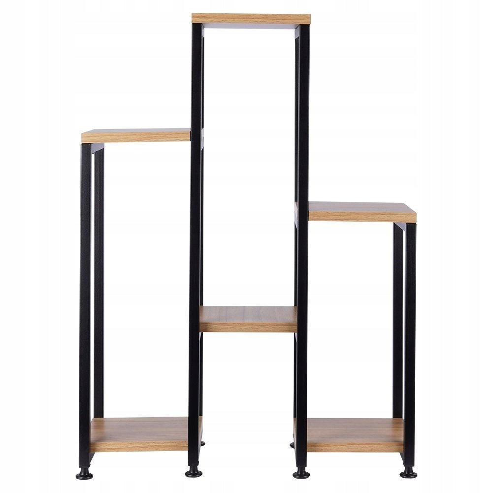 6 lygių metalinis gėlių stovas VILDE - 49 x 18 x 70 cm