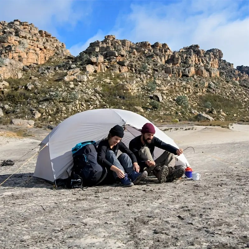 Naturehike Mongar 2 tamsiai mėlyna lengva turistinė palapinė 2 asmenims – atspari vandeniui