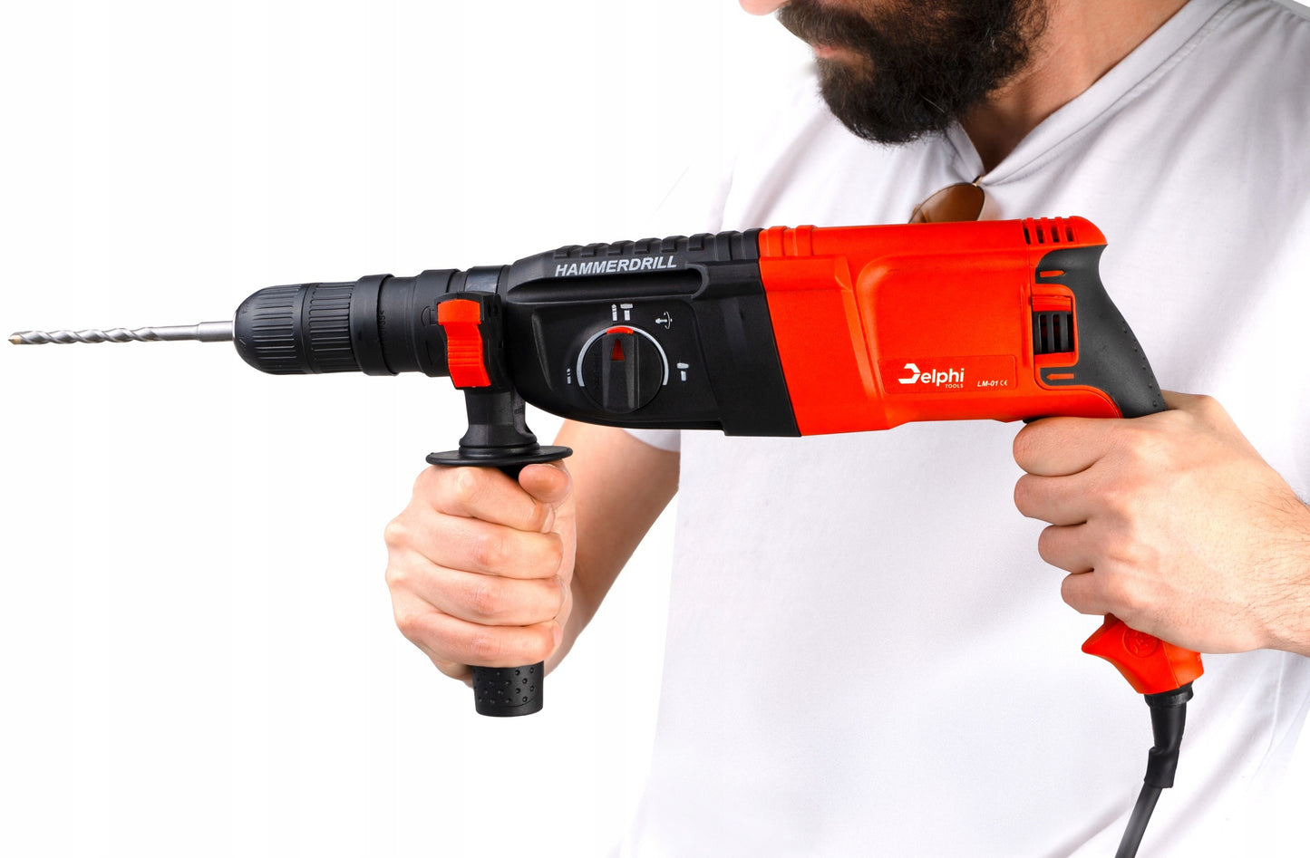 Perforatorius gręžtuvas su smūgio funkcija SDS+ 2600W DELPHI – galingas įrankis bet kokiam darbui