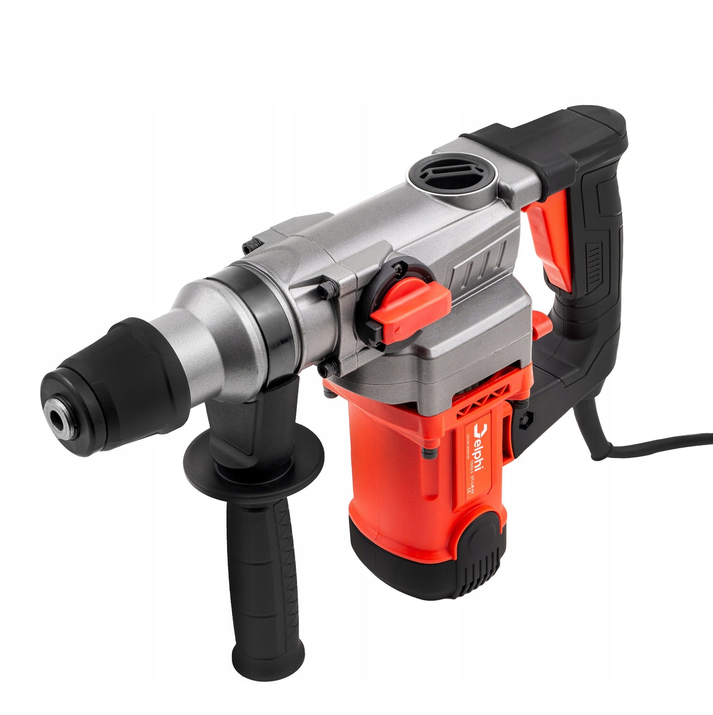 Perforatorius Delphi Tools SDS+ 2200W su 3 funkcijomis, kaltu ir grąžtų rinkiniu lagamine – galingas smūginis gręžtuvas betonavimui, medžiui ir metalui