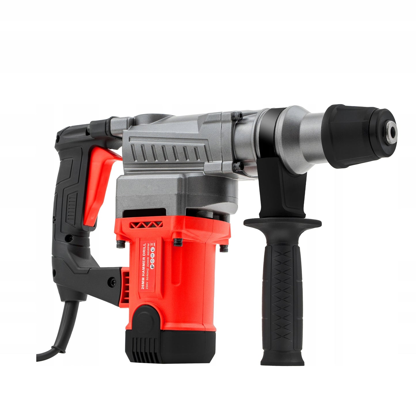 Perforatorius Delphi Tools SDS+ 2200W su 3 funkcijomis, kaltu ir grąžtų rinkiniu lagamine – galingas smūginis gręžtuvas betonavimui, medžiui ir metalui
