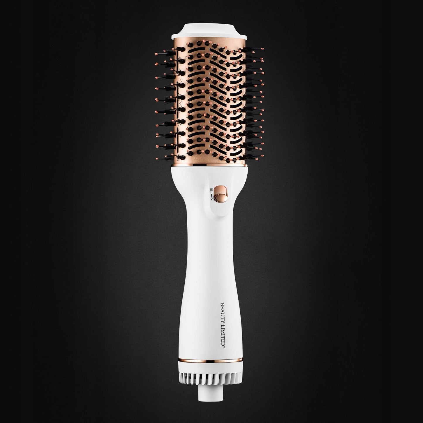 Plaukų džiovintuvas šepetys 1200W su turmalino jonizacija ir 3 režimais | HotComb White Beauty Limited®