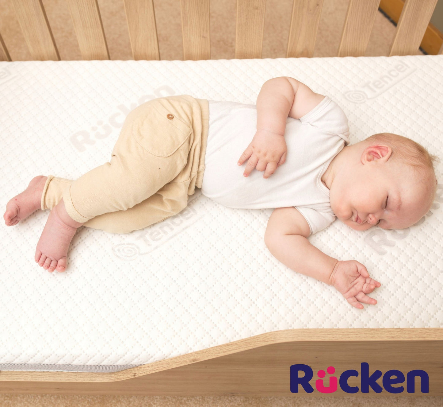 Vaikiškas čiužinys 120x60 H2 H3 ortopedinis kūdikiui – medicininis čiužinys su ventiliacija, hipoalerginis, Tencel užvalkalas, Rucken
