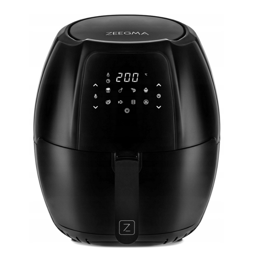 Karšto oro gruzdintuvė Zeegma Knapper Grand Black 7,7L 1800W su 8 programomis