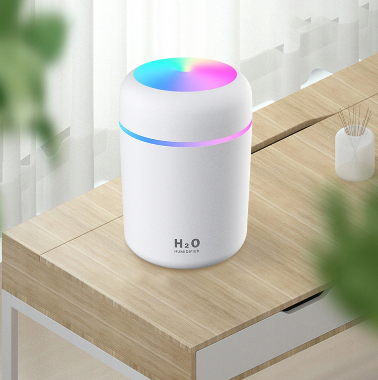 Difuzorius, oro drėkintuvas, šviečiantis