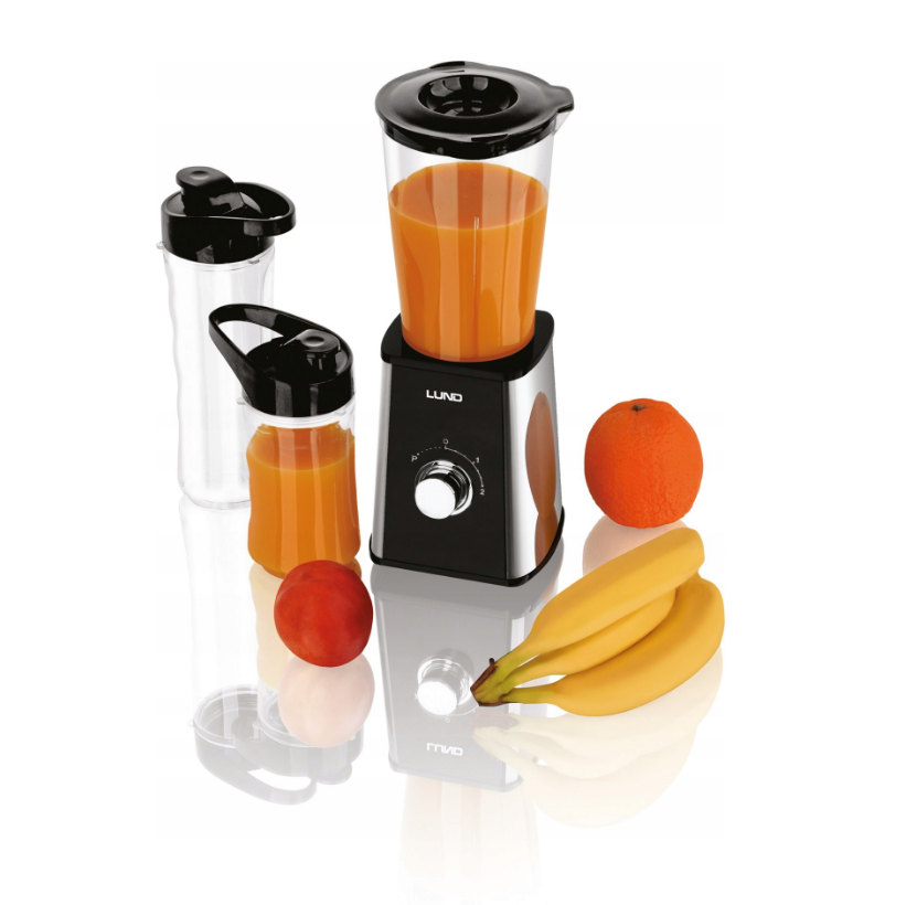 Trintuvas, Blenderis Kokteiliams LUND 300W + 2 Buteliukai