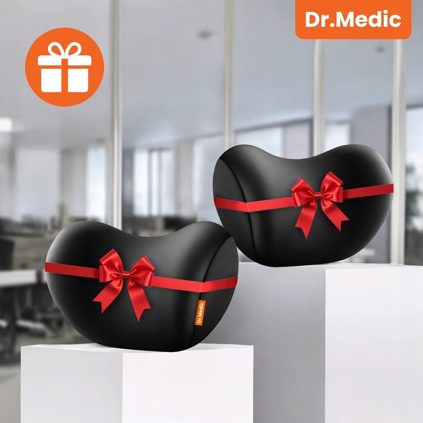 Pagalvėlė automobiliui, biurui, kaklui, galvai ant sėdynės, atlošo DR.MEDIC