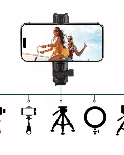 Telefono laikiklis trikojui adapteris fotoaparatui 1/4 colio sriegis universalus
