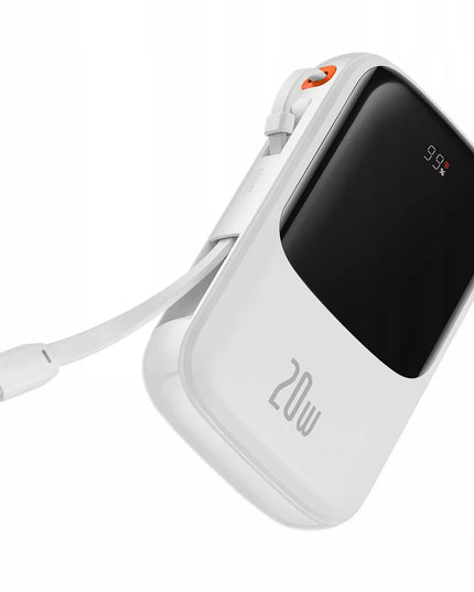 BASEUS išorinė baterija 10000mAh 20W USB/USB C/LIGHTNING