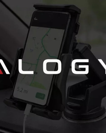 Automobilinis telefono ir planšetinio kompiuterio laikiklis ant stiklo ar prietaisų skydelio 4-11"