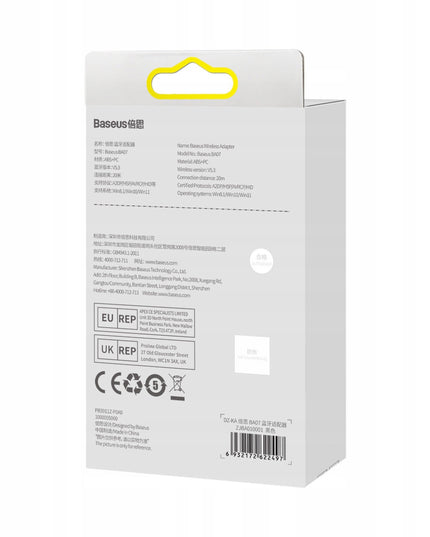 BASEUS USB Adapteris Bluetooth 5.3 Imtuvas/Siųstuvas Windows Plug&Play