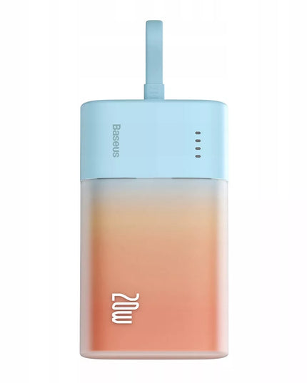 BASEUS 5200mAh 20W galios išorinė baterija su integruotu Lightning laidu