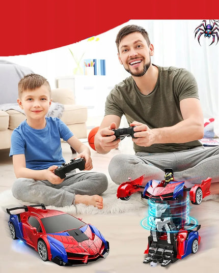 Nuotoliniu būdu valdomas „Spider“ automobilis-robotas 2 viename, šviesa ir garsas