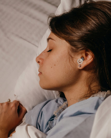 Ausų kištukai miegui Medi Sleep, dydis XS / S / M / L, smėlio spalvos