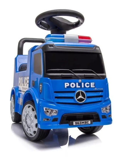 Sun Baby vaikiškas policijos automobilis Mercedes Antos paspirtukas