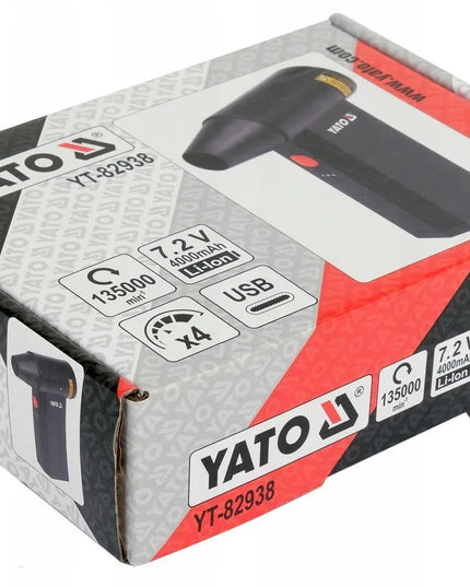 Belaidė mini turbo orpūtė valymui 4Ah 180W USB-C Yato YT-82938
