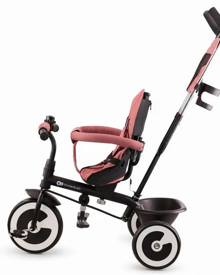 Vaikiškas triratis vežimėlis 6in1 ASTON Kinderkraft rožinis