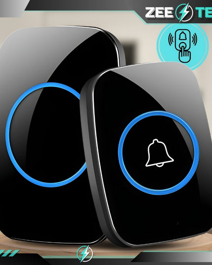 Belaidis durų skambutis, atsparus vandeniui, ilgas 300m veikimo nuotolis, skirtas durims, vartams, paradiniams varteliams