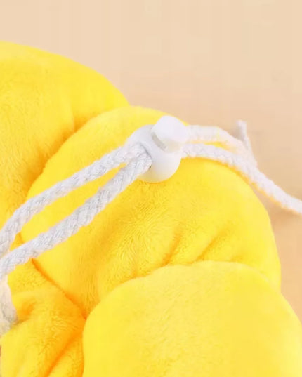 Minkštas pliušinis pooperacinis apykaklė katei ir šuniui, S (2-4 kg)