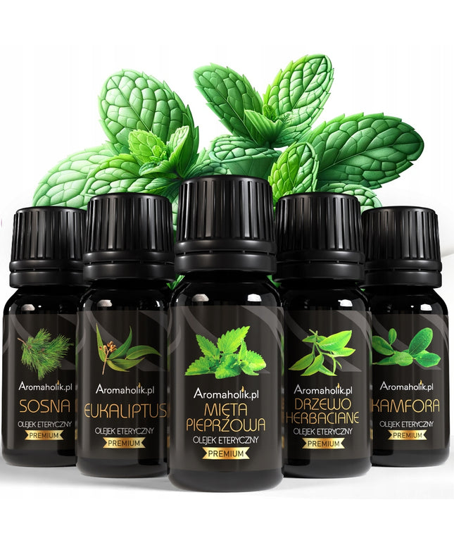 100% Natūralūs Eteriniai Aliejai - SVEIKATINGUMO Rinkinys PLUS | 5 Aliejai
