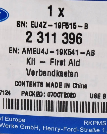 „Ford“ automobilio pirmosios pagalbos vaistinėlė, įvairiems modeliams, 2311396, AMEU4J-19K541-AB