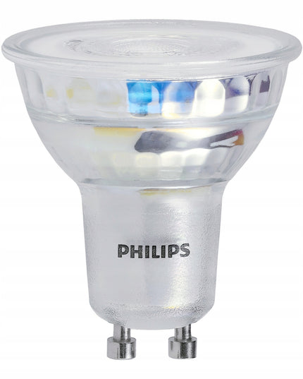 10 vnt. LED lemputė GU10 PHILIPS 4,6W 390lm 36° Neutrali 4000K Premium