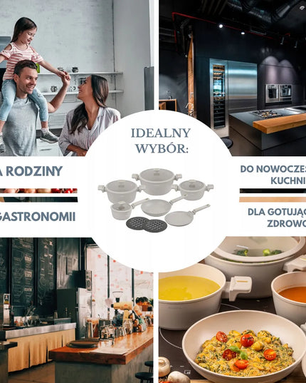 12 dalių puodų ir keptuvių rinkinys, INDUKCIJA, Klausberg KB-7967