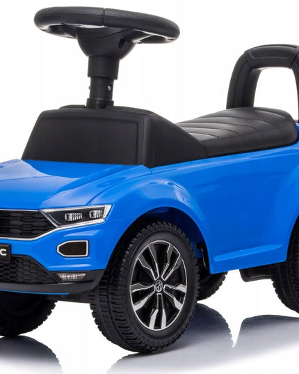 Vaikiškas paspirtukas vaikštynė Volkswagen T-Roc su dėtuve ir garsiniu signalu SUN BABY