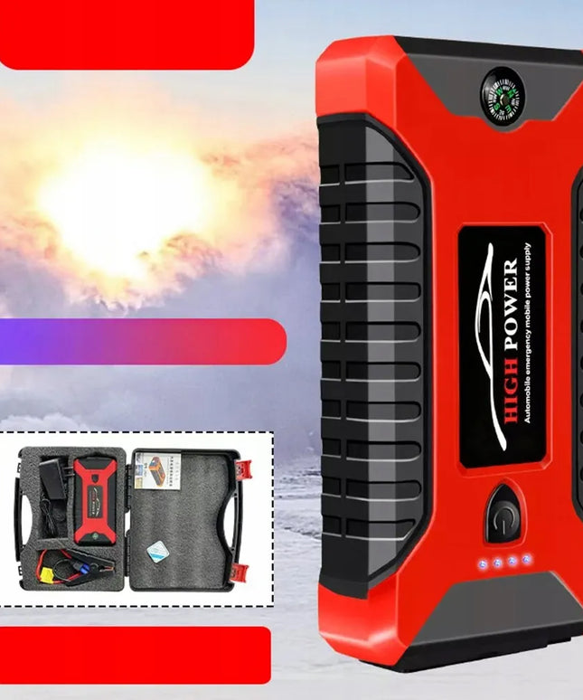12V automobilinis užvedimo įrenginys, pagalbinis paleidiklis, avarinis „powerbank“ įrenginys 12V