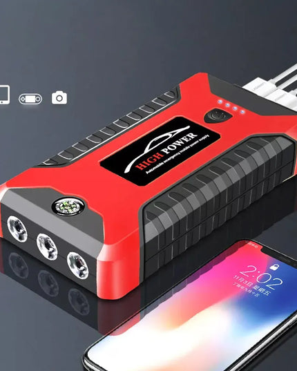 12V automobilinis užvedimo įrenginys, pagalbinis paleidiklis, avarinis „powerbank“ įrenginys 12V