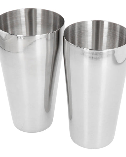 14 dalių baro rinkinys su stovu, sidabrinis „Tin on tin“ plaktuvas