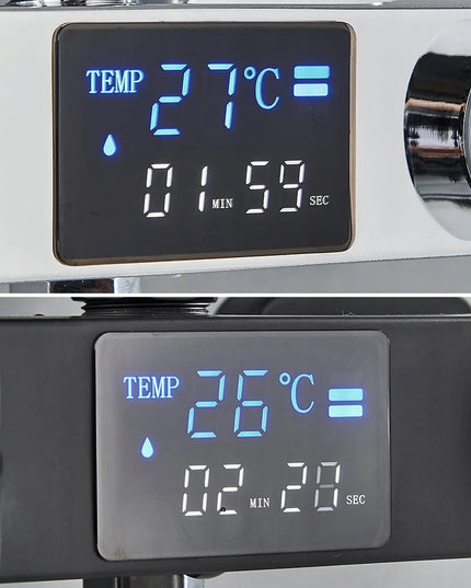 CHDE MIDO TERMO II BK juodas termostatinis dušo komplektas su LCD ekranu
