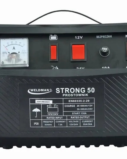 Weldman STRONG 50 103225 akumuliatorių įkroviklis su užvedimo funkcija