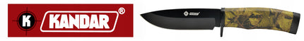 KANDAR Medžioklinis Karinis Peilis Finka + Makštis