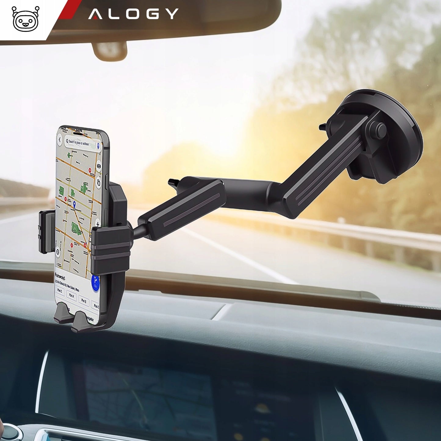 Telefono laikiklis automobiliui / sunkvežimiui / ekskavatoriui / autobusui / sunkvežimiui - Alogy