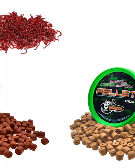 16 x Masalinių Granulių MARGROM 8mm 100g Skonių Mišinys