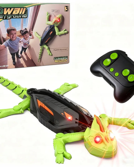 Interaktyvus „HEX BOTS Wall Climber“ driežas – nuotoliniu būdu valdomas robotas, ropojantis sienomis