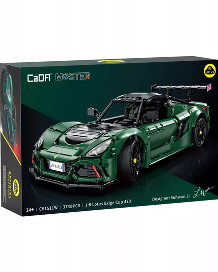 CaDA konstravimo rinkinys Lotus Exige Cup 430 1:8 automobilis 54 cm 3730 det.